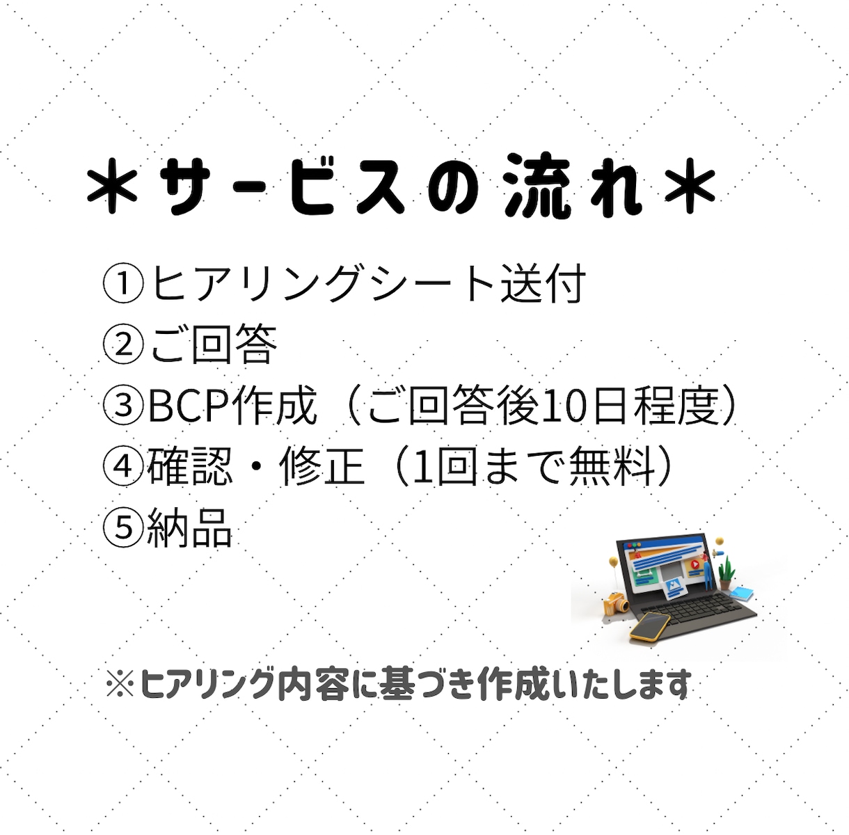 訪問介護のBCP作成に悩む方をサポートします 主任ケアマネが現場目線で設計(自然災害・感染症対応) イメージ4