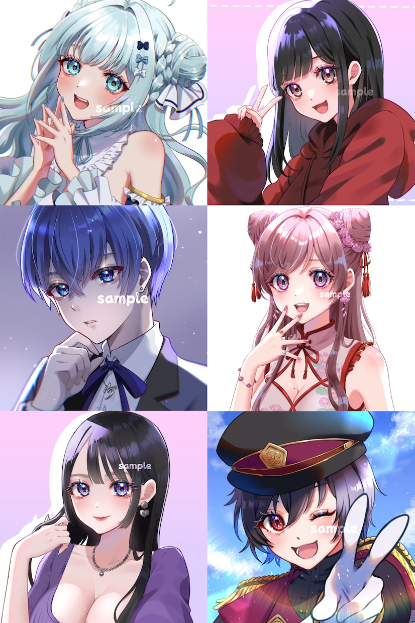 Vtuber向け◆プロ品質のイラストを提供します 細部まで描き込む瞳。圧倒的クオリティで魅せます。 イメージ7