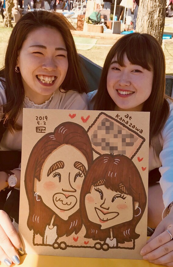 ほんわか、かわいい似顔絵作成します SNSアイコン、名刺など様々なシーンで活用いただけます！ イメージ2