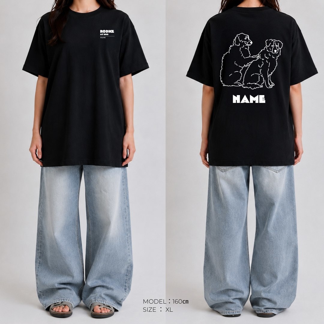 ペットのオーダーメイドTシャツ作ります RODICE PET ART　イラストからTシャツを作ります イメージ1