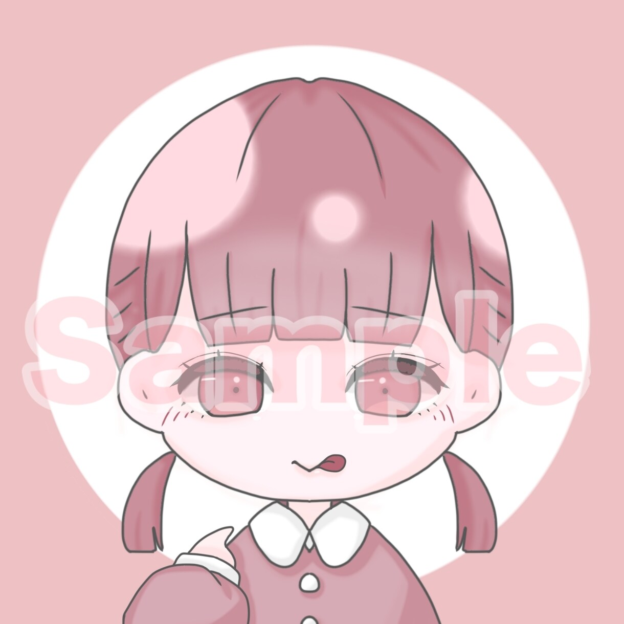 かわいいミニキャラアイコンお描きします SNS用アイコン⭐︎最短即日納品⭐︎ イメージ4