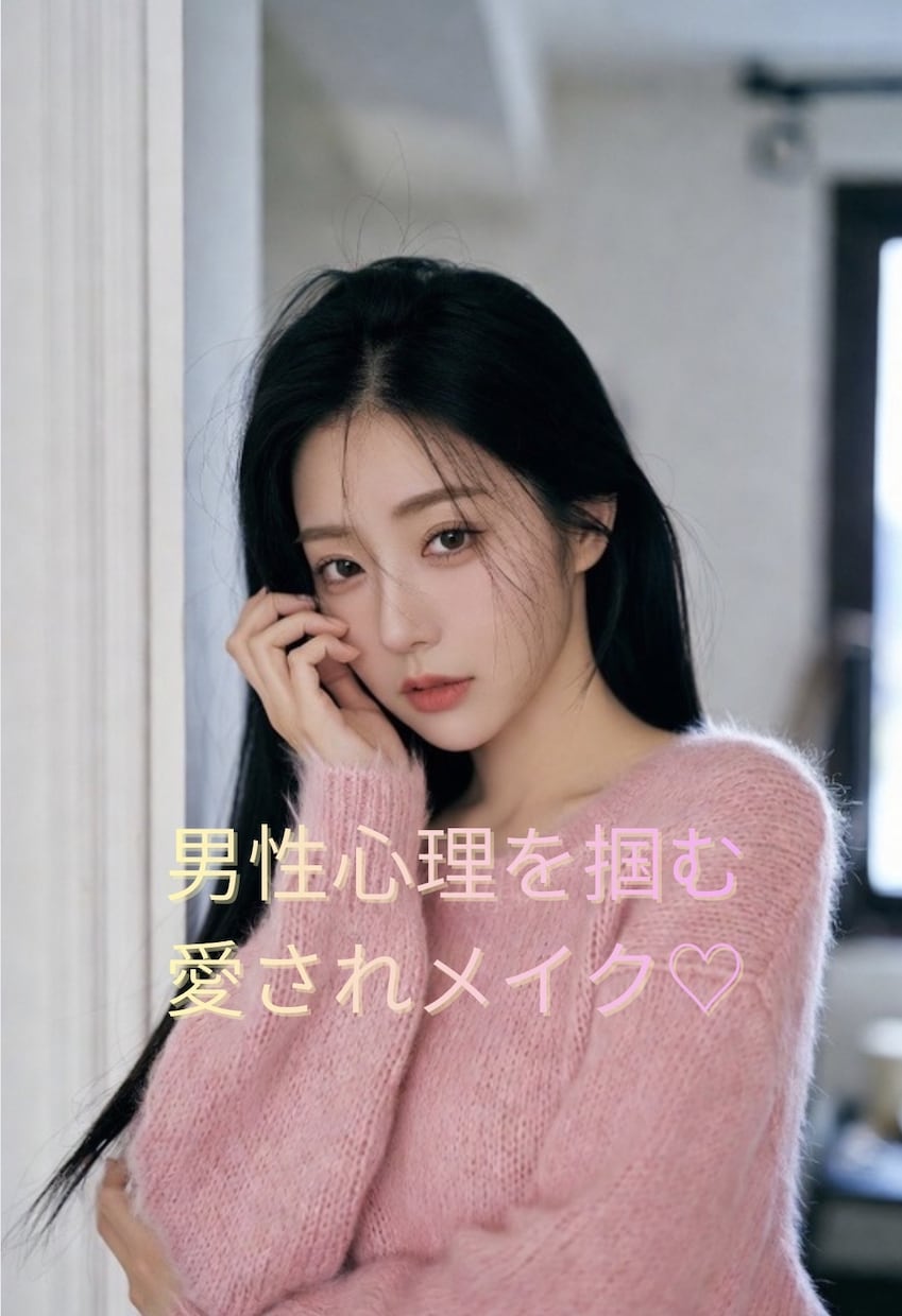 男性心理を刺激する愛されメイク教えます 「女性らしさ」を引き出すメイクをお伝えします♡ イメージ1