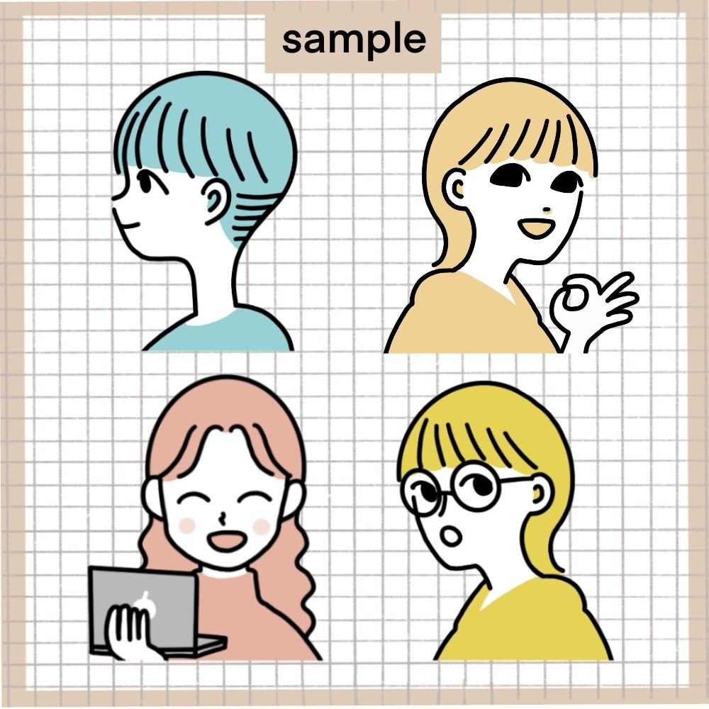 個性を引き出す！シンプルアイコン制作します その人の個性を引き立てるイラストを☺︎ イメージ4