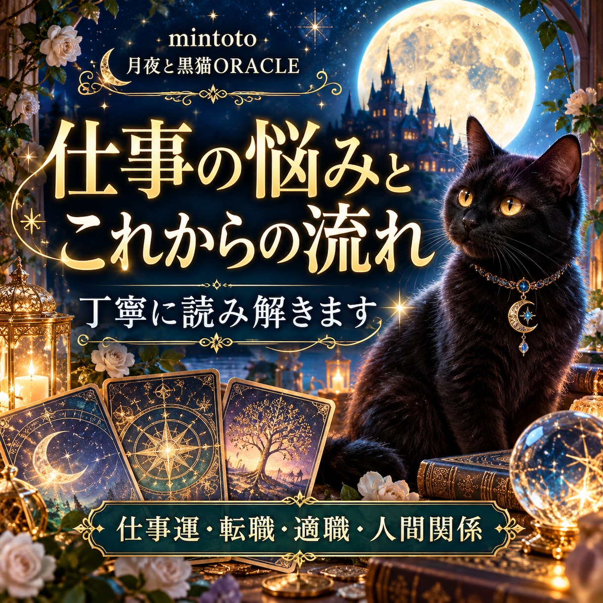 仕事の悩みと今後の流れを読み解きます 迷いや不安に寄り添い、仕事の未来を丁寧に読み解きます イメージ1