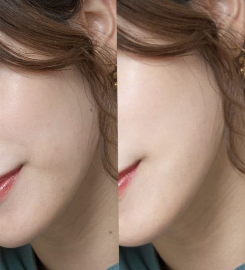 Photoshopで人物写真のレタッチを行います 証明写真のレタッチで印象UP！中高生、就活生などにオススメ！ イメージ1