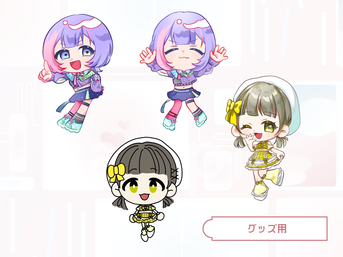 デフォルメ(SD)ミニキャラ描きます 絵柄や等身変更可能な自分だけのオリジナルイラスト! イメージ3