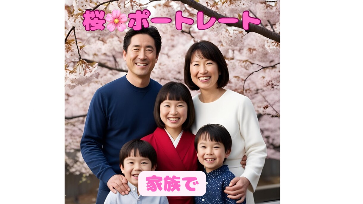 桜の時期にしか撮れない「桜ポートレート」撮ります お好きな時にお好きな場所でお好きな人と沢山撮りましょう！！ イメージ4