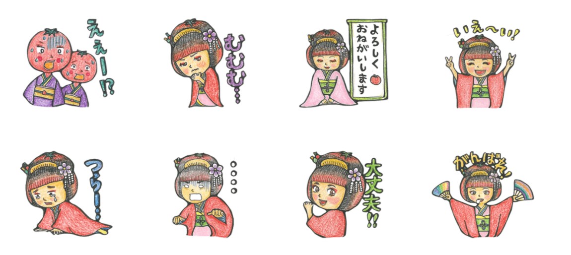 アナログイラストのLINEスタンプつくります 手描きならではの質感がポイントです イメージ8