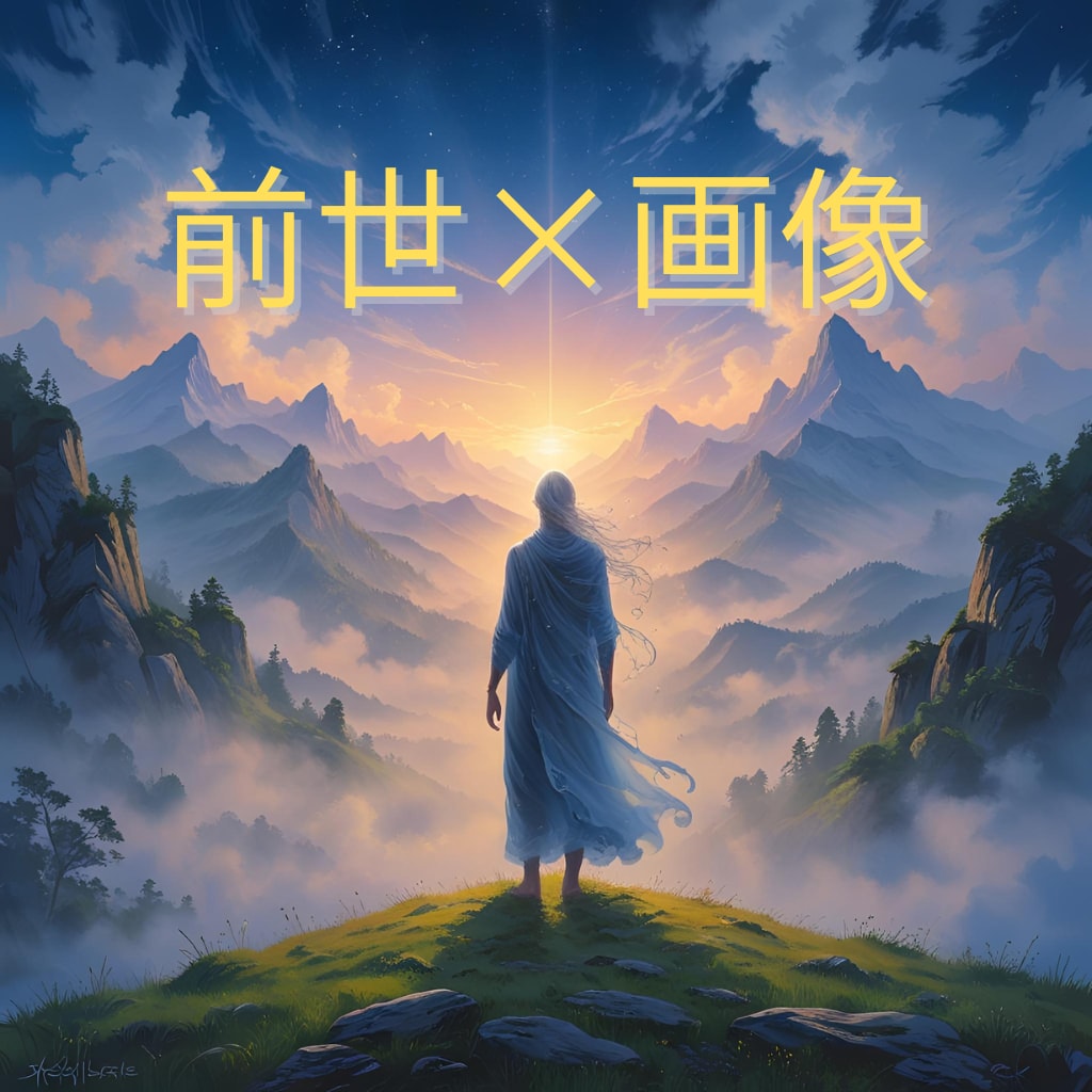 あなたの前世を“物語とビジュアル”でお届けします 前世占いとその内容の画像を制作しお届けする特別なメニューです イメージ1