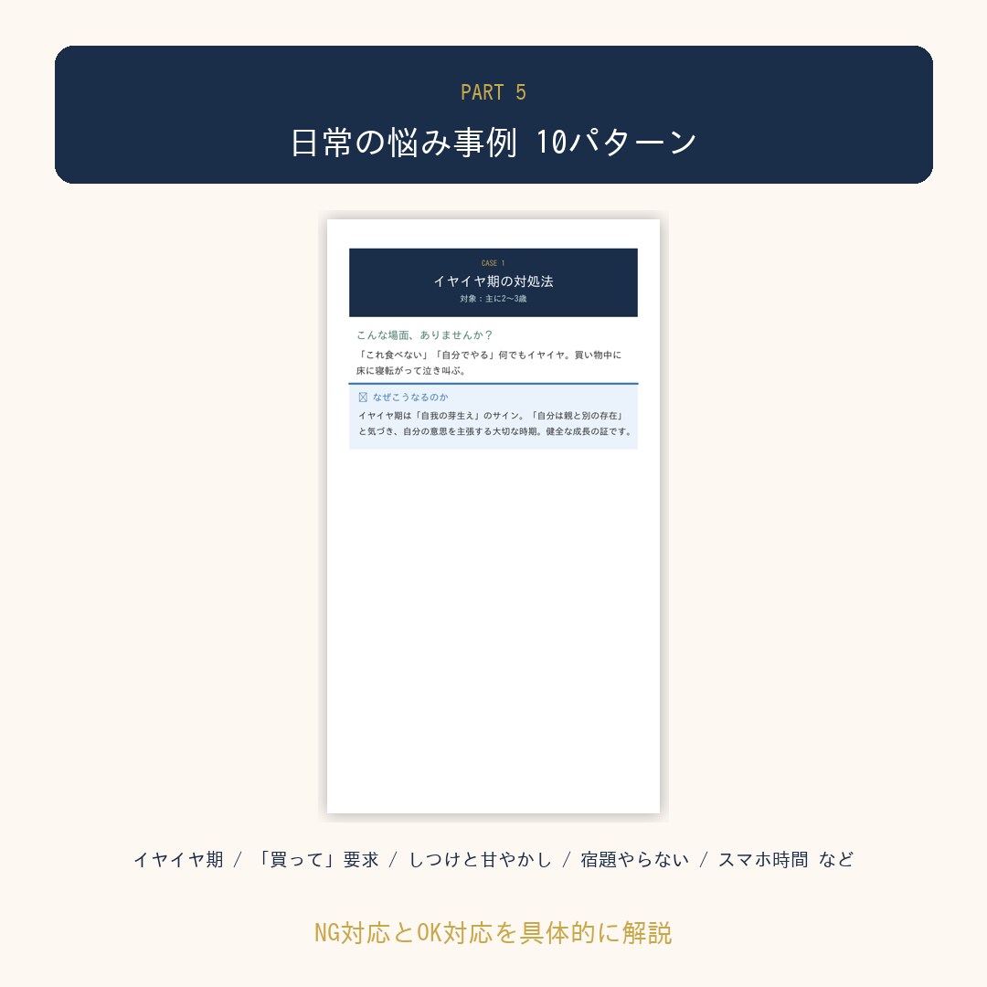 85ページPDF｜子育ての悩み解決します 不登校・行き渋り・自己肯定感イヤイヤ期から思春期まで対応 イメージ6