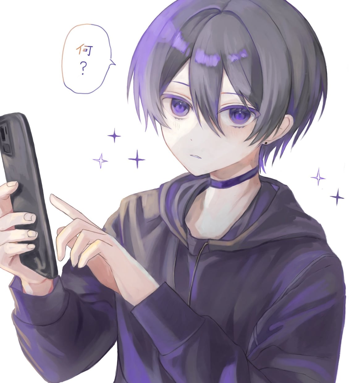 おしゃれで中性的な男の子を描きます snsのアイコンイラスト等にお使いください♪ イメージ7