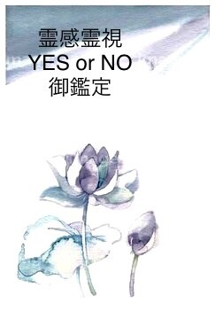 霊感霊視  YESorNO  御鑑定承ります 心を込めて御鑑定致します宜しくお願い致します イメージ1