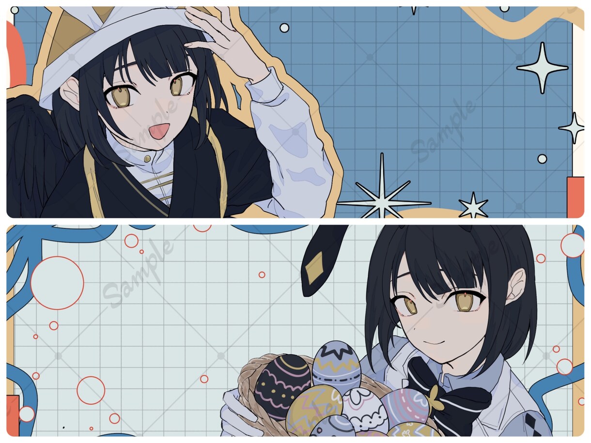 かわいい＆かっこいいイラストお描きします サムネ・アイコン・MV・立ち絵などに使えるイラスト描きます イメージ6