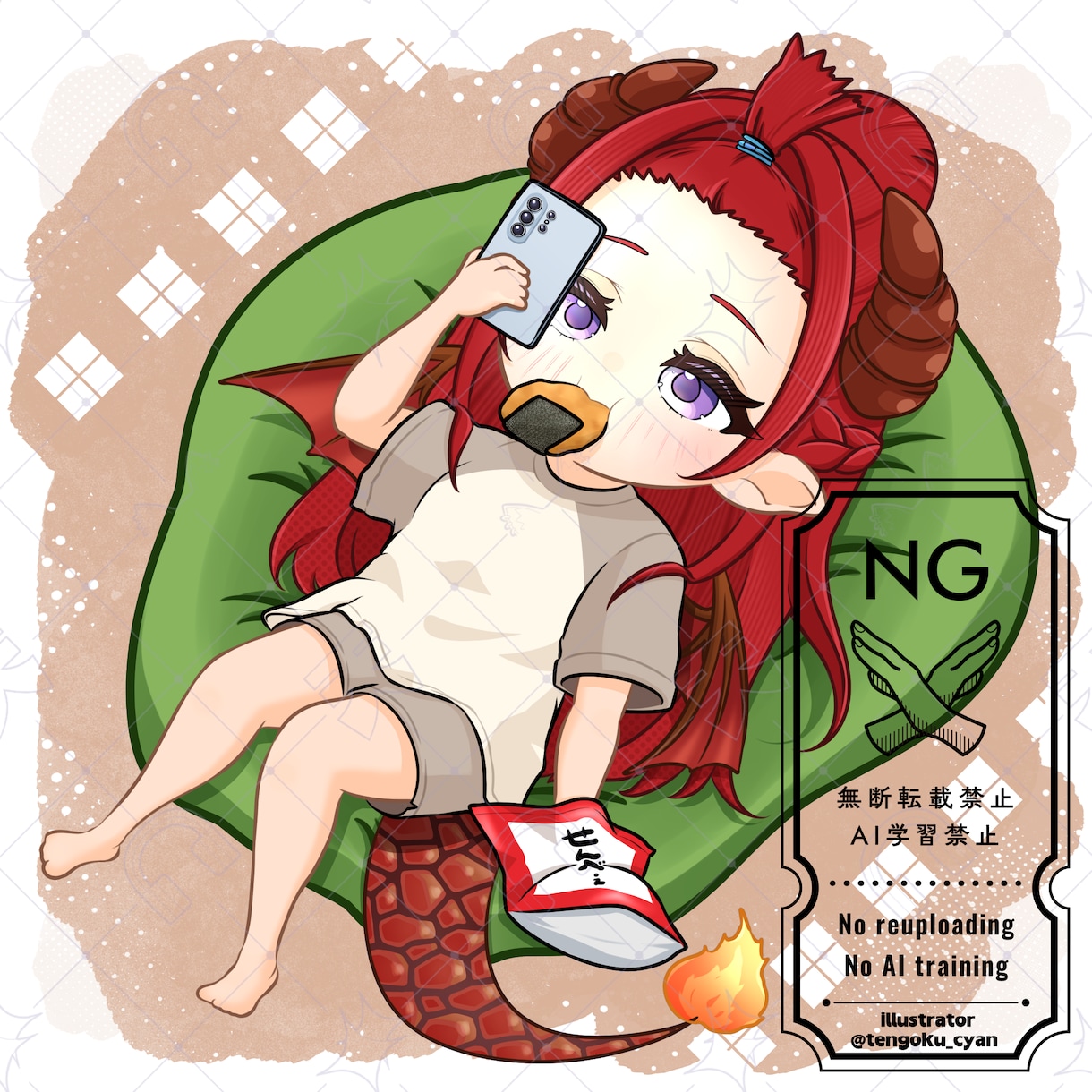 商用利用可！衣装も魅せるミニキャラを描きます ライバー活動をお手伝い！リッチな仕上がりのデフォルメイラスト イメージ5