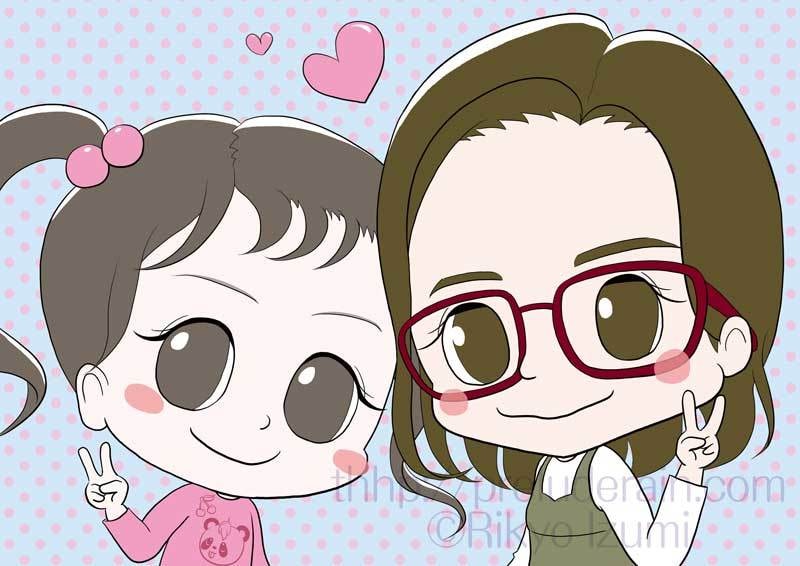 商用×/POPで可愛い似顔絵描きます 可愛くて元気になる！素顔を晒さないので防犯にも◎ イメージ6