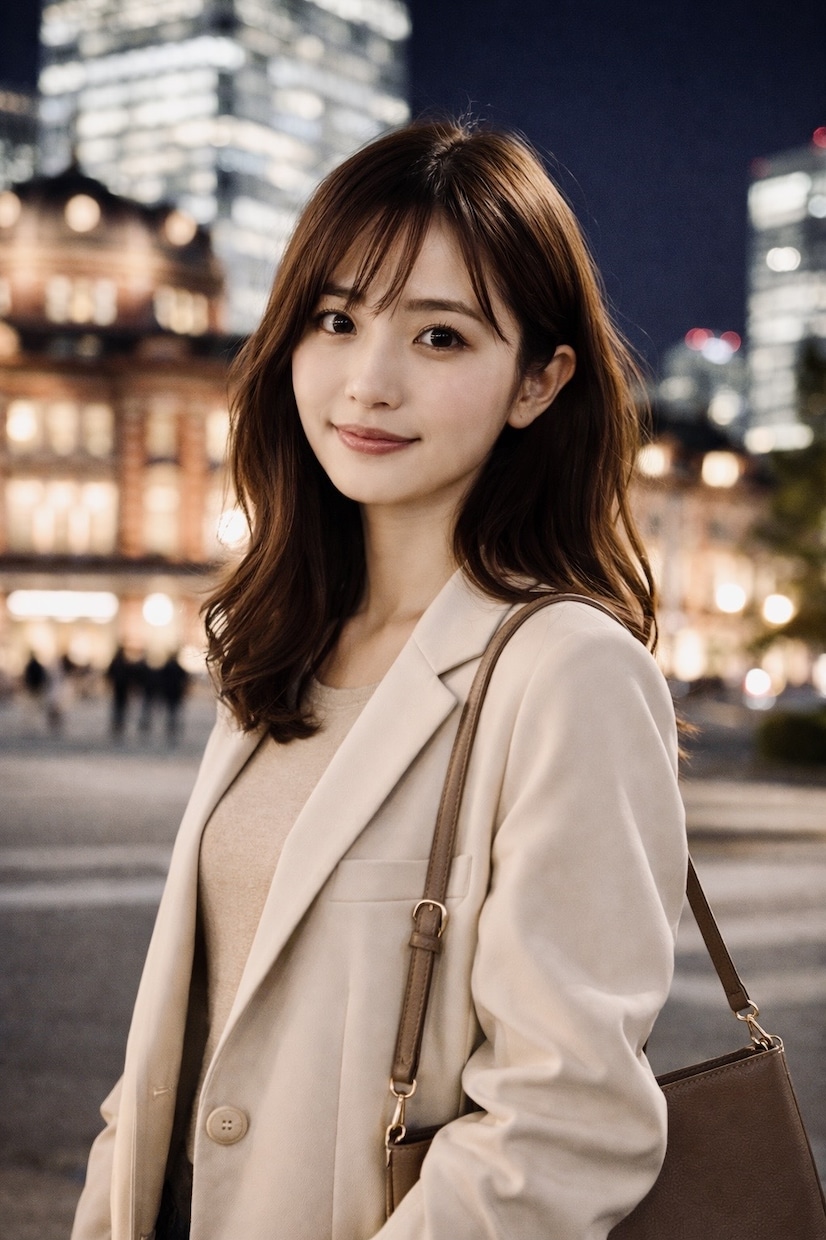 東京・丸の内｜平日夜のスナップ写真を撮影します 夜の東京・丸の内で5枚即日納品のストリートスナップ撮影 イメージ3