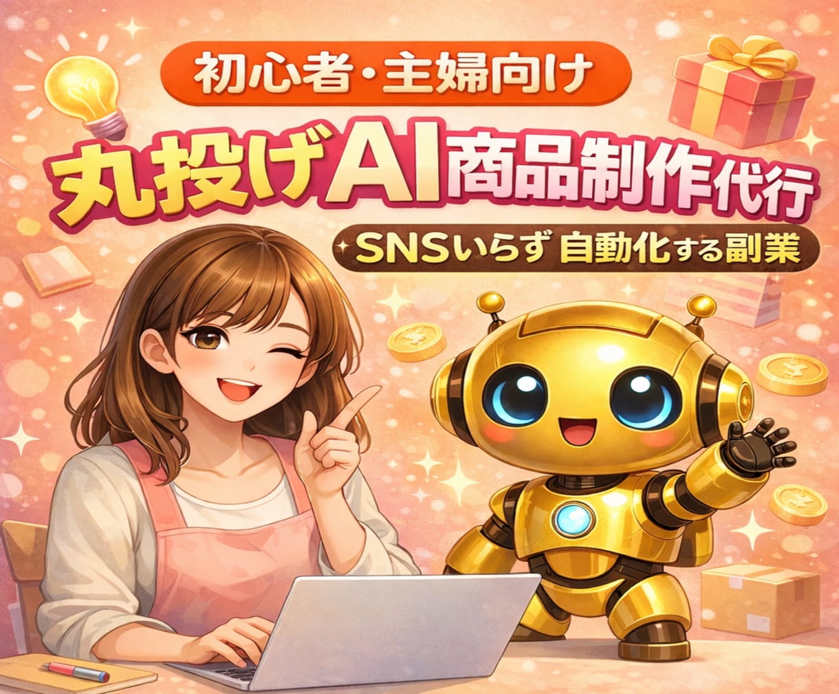 商品作成＆商品PDFマニュアル制作代行します 副業初心者向け｜主婦・在宅でもできる自動化への道 イメージ1