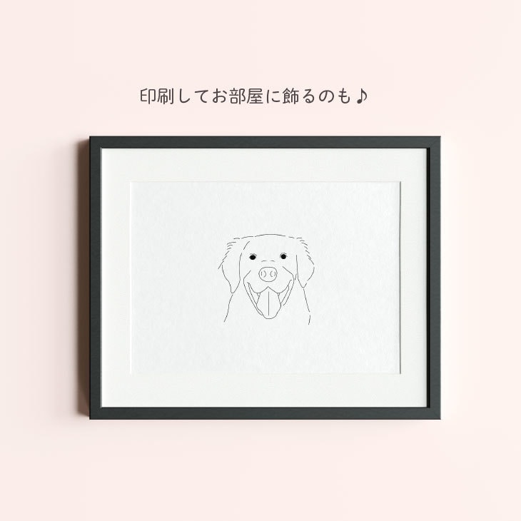 シンプルおしゃれな線画で似顔絵描きます 人物やペットの似顔絵　アイコンやプレゼントにもおすすめ♪ イメージ6