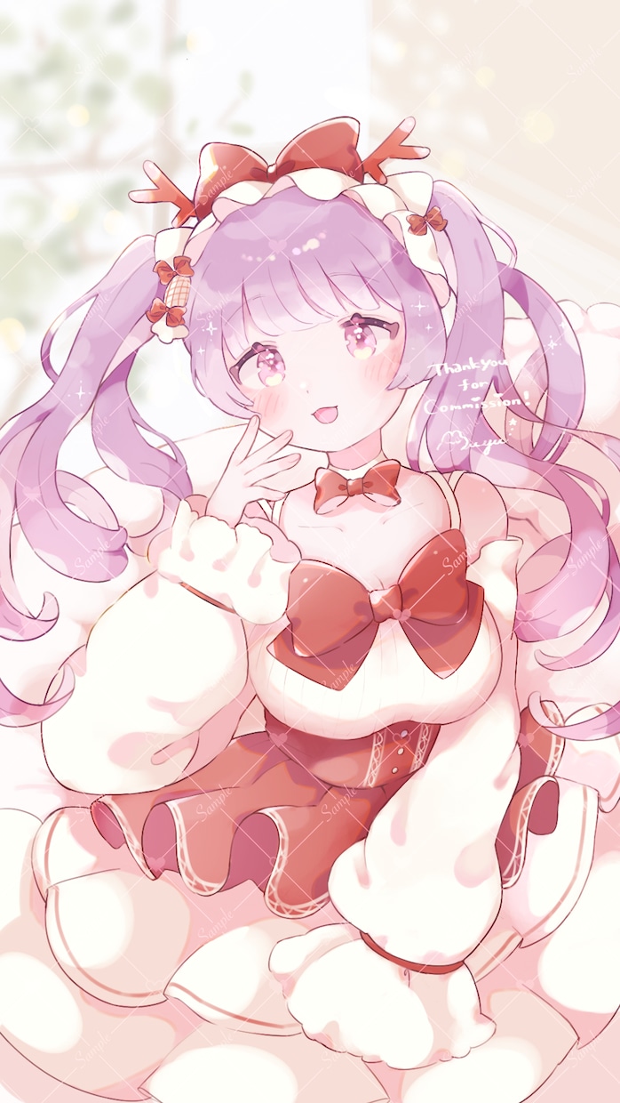 ふわふわ໒꒱♡かわいいイラストお描きします アイコン・ヘッダー・配信用イラスト等お求めの方におすすめ♪ イメージ3