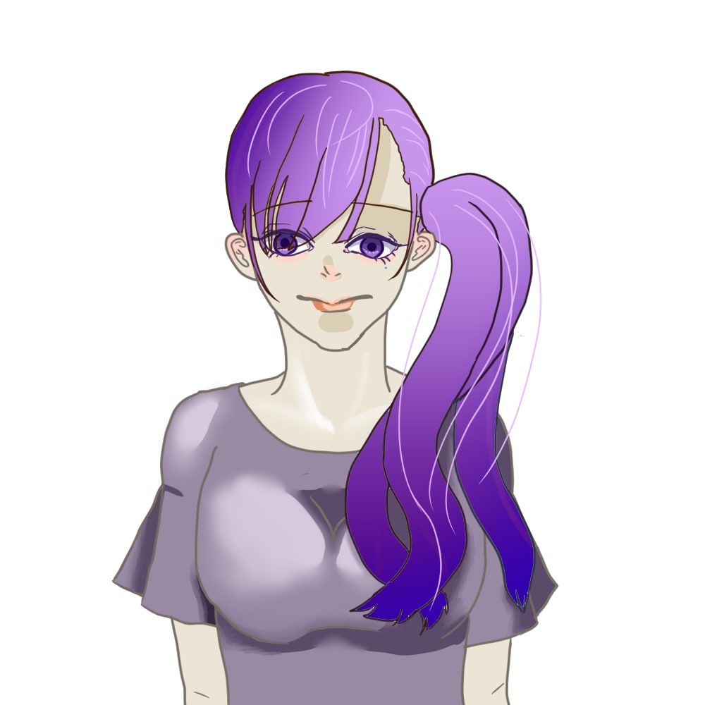 立ち絵）ほの暗い少年少女描きます TRPGの立ち絵に使える幸が薄そう、卑屈そうなかわいい子 イメージ5