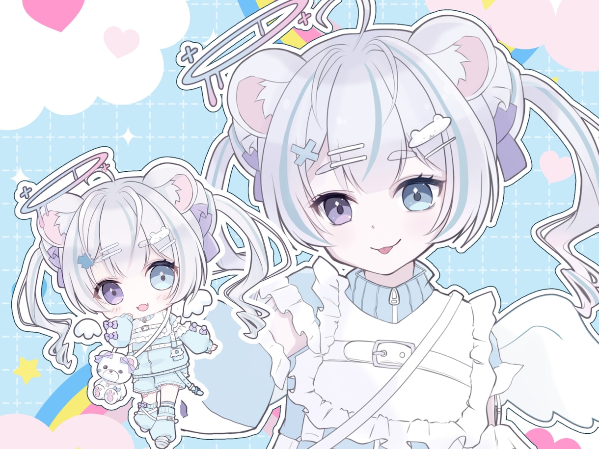 デフォルメ表情差分たくさん描きます ミニキャラの表情差分オプションあり！表情豊かに描きます！ イメージ8