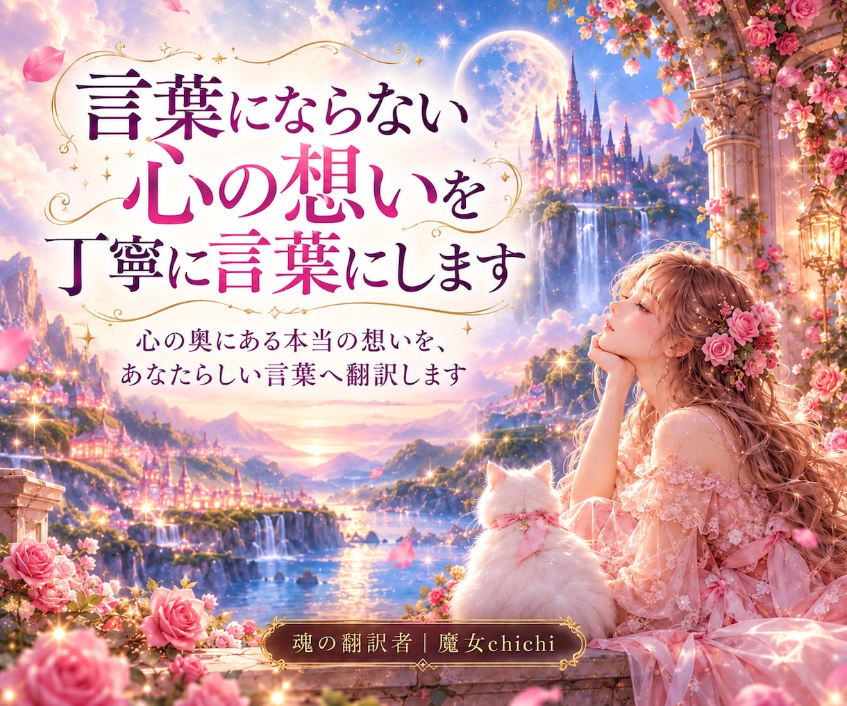 言葉にならない心の想いを丁寧に言葉にします 心の奥にある本当の想いを、あなたらしい言葉へ翻訳します イメージ1