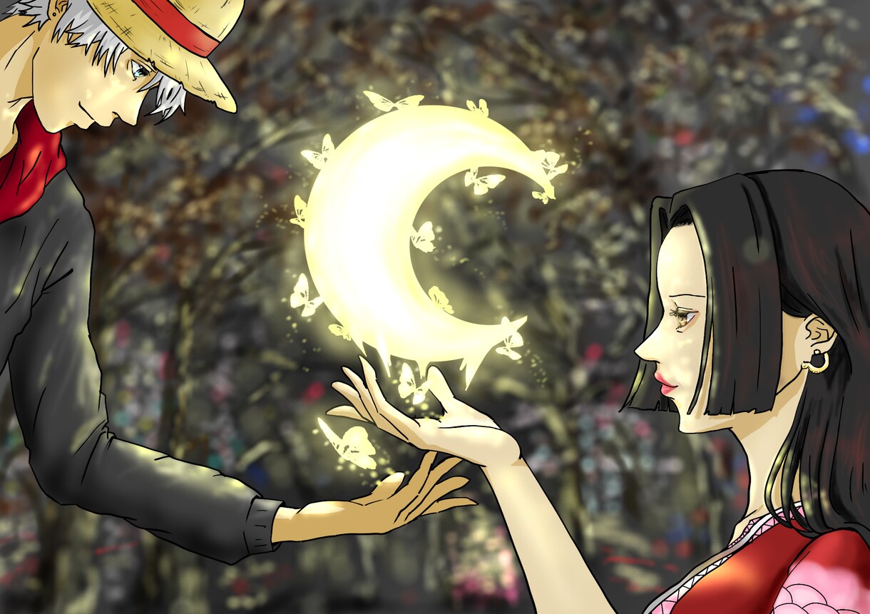 SNSでのアイコンを描きます 似顔絵からアニメキャラのオリジナル構図 イメージ6