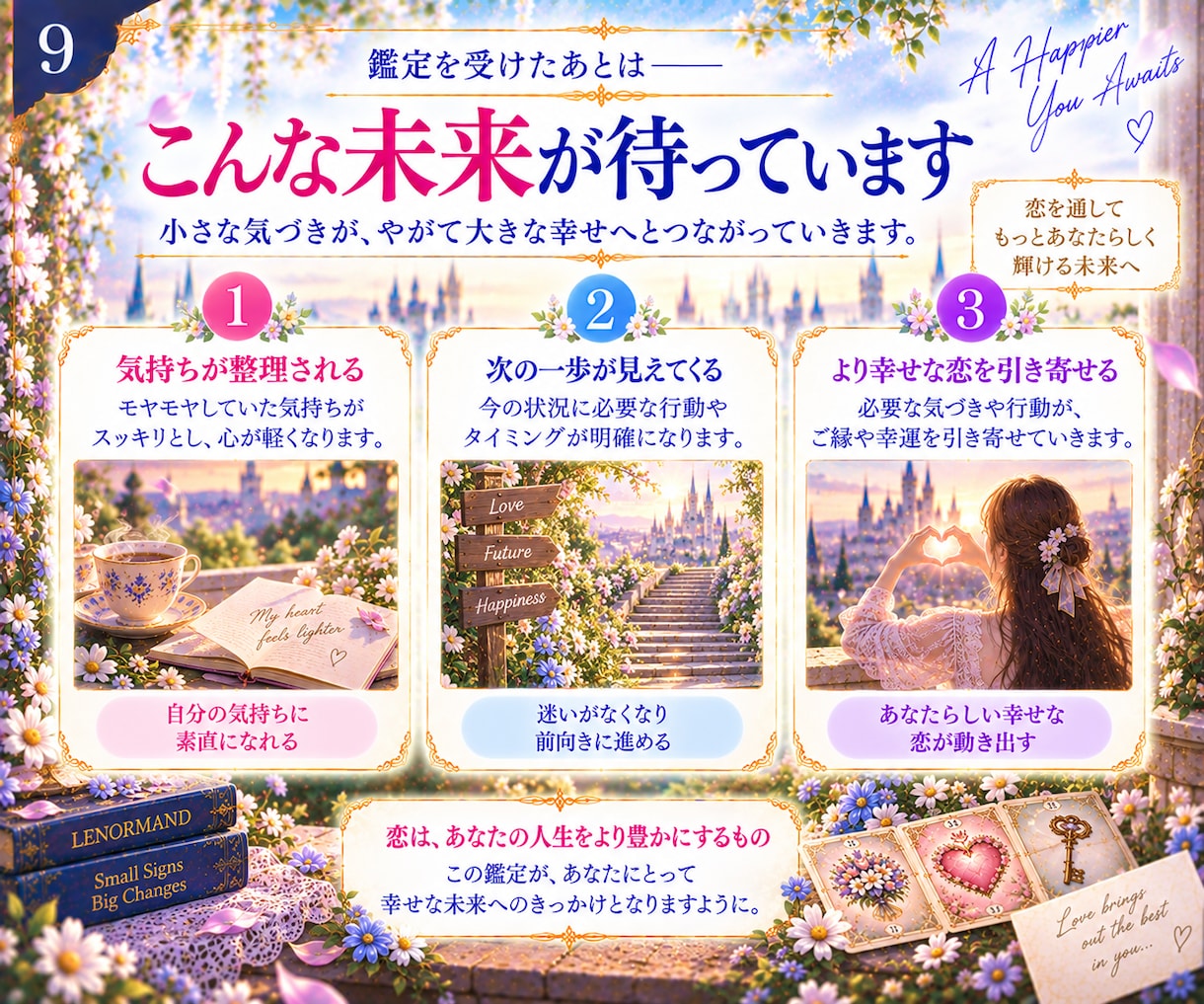 あの人との関係が3ヶ月以内にどう動くか視ます 片思い・復縁・曖昧な関係の変化と進展の可能性を読み解きます イメージ9