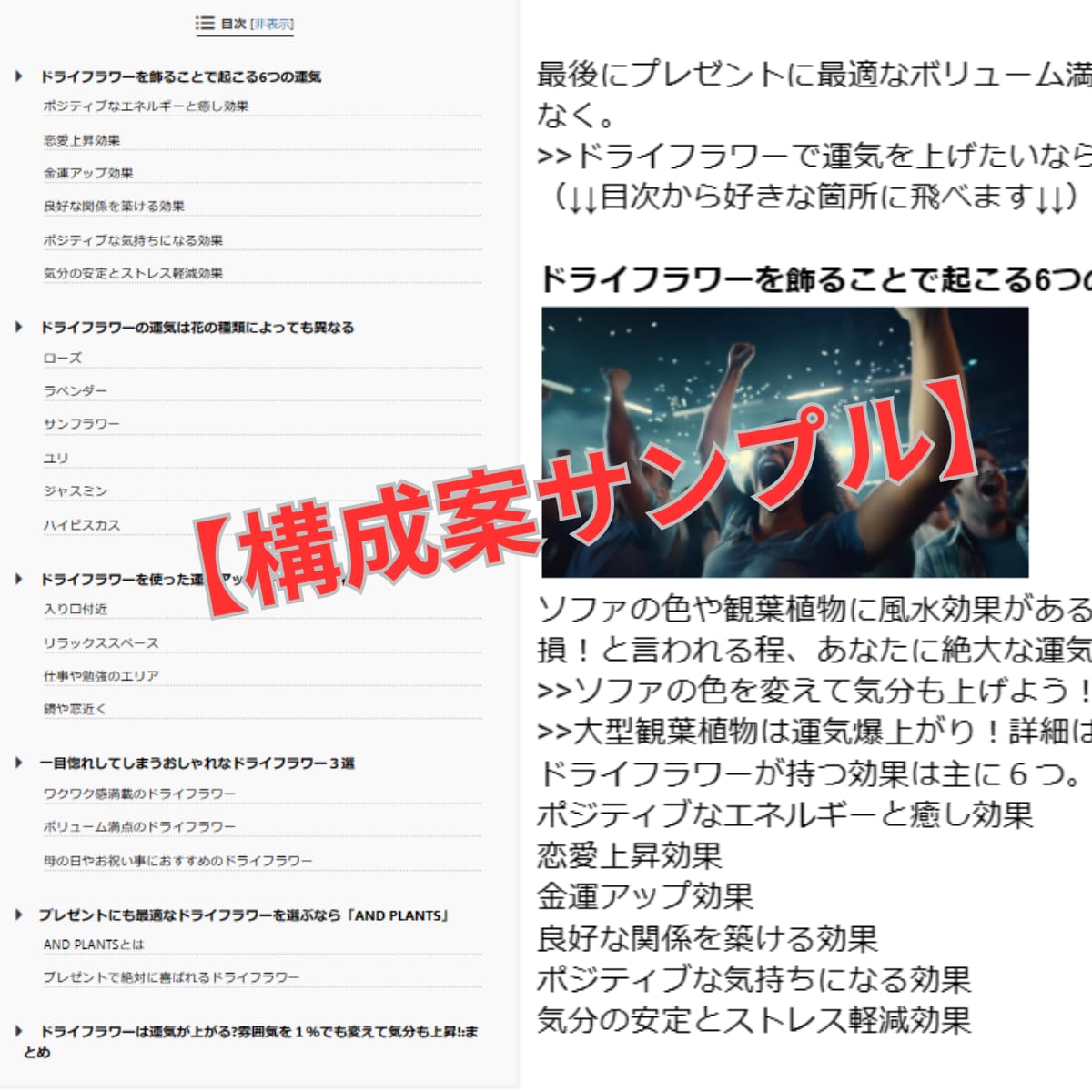 マーケティング視点でSEOに強い記事執筆します キーワード選定・構成の作成・Wordpress入稿全てお任せ イメージ2