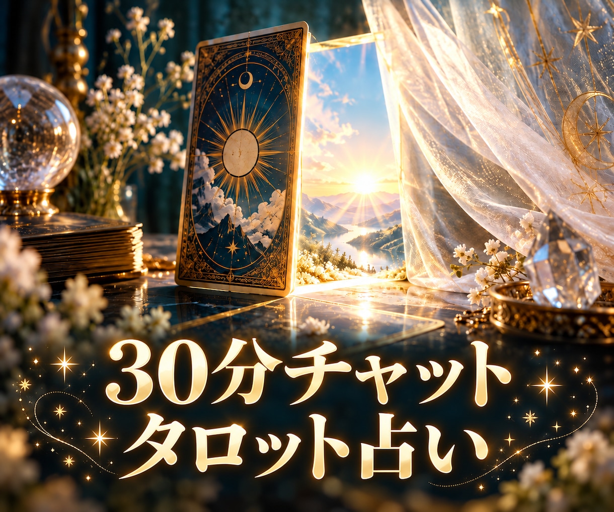 30分チャットで恋愛や仕事をアゲ鑑定なしで視ます 霊感タロットで、正直に今の状況とこれからをお伝えします。 イメージ1