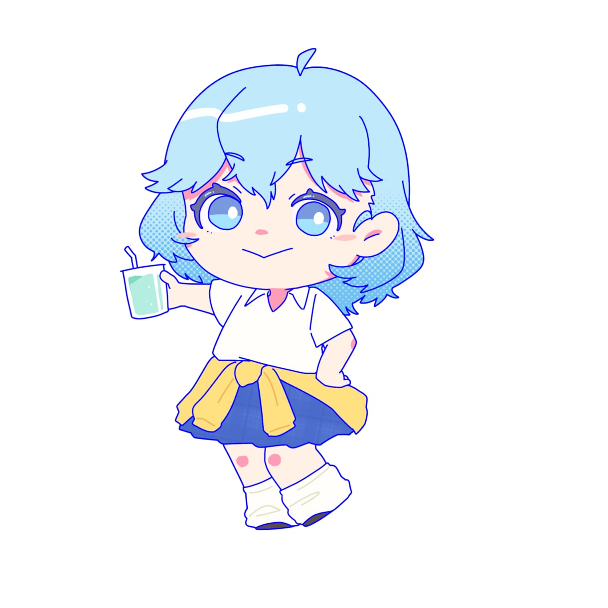 アニメ塗りのキャラクターイラスト作成します ちびキャラから等身イラストまで！目を引くキャラを描きます！ イメージ5