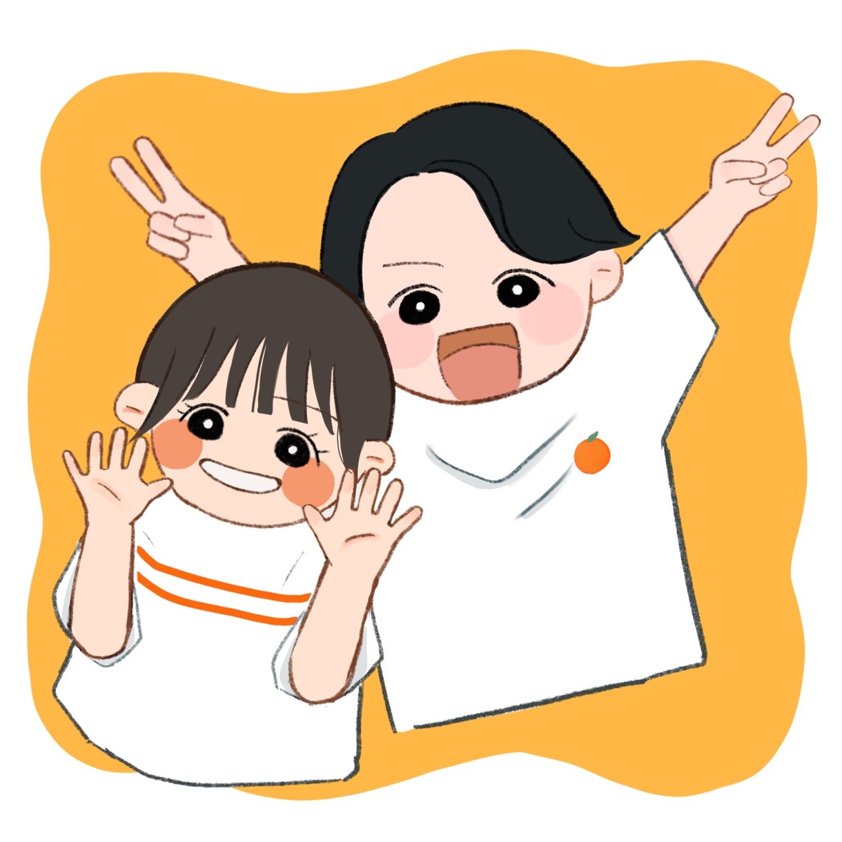 ゆる〜くあかるいイラスト描きます 似顔絵イラストで思い出をもっと輝かせよう イメージ4