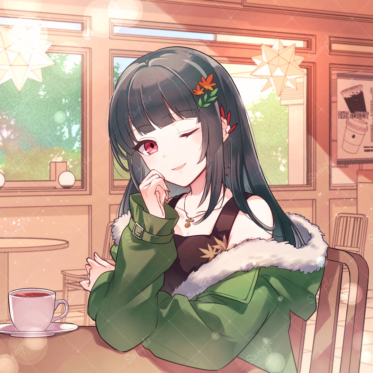 可愛い・かっこいいSNSアイコン描きます ぱっと目を引く色味で配信用サムネイルにも◎ イメージ4