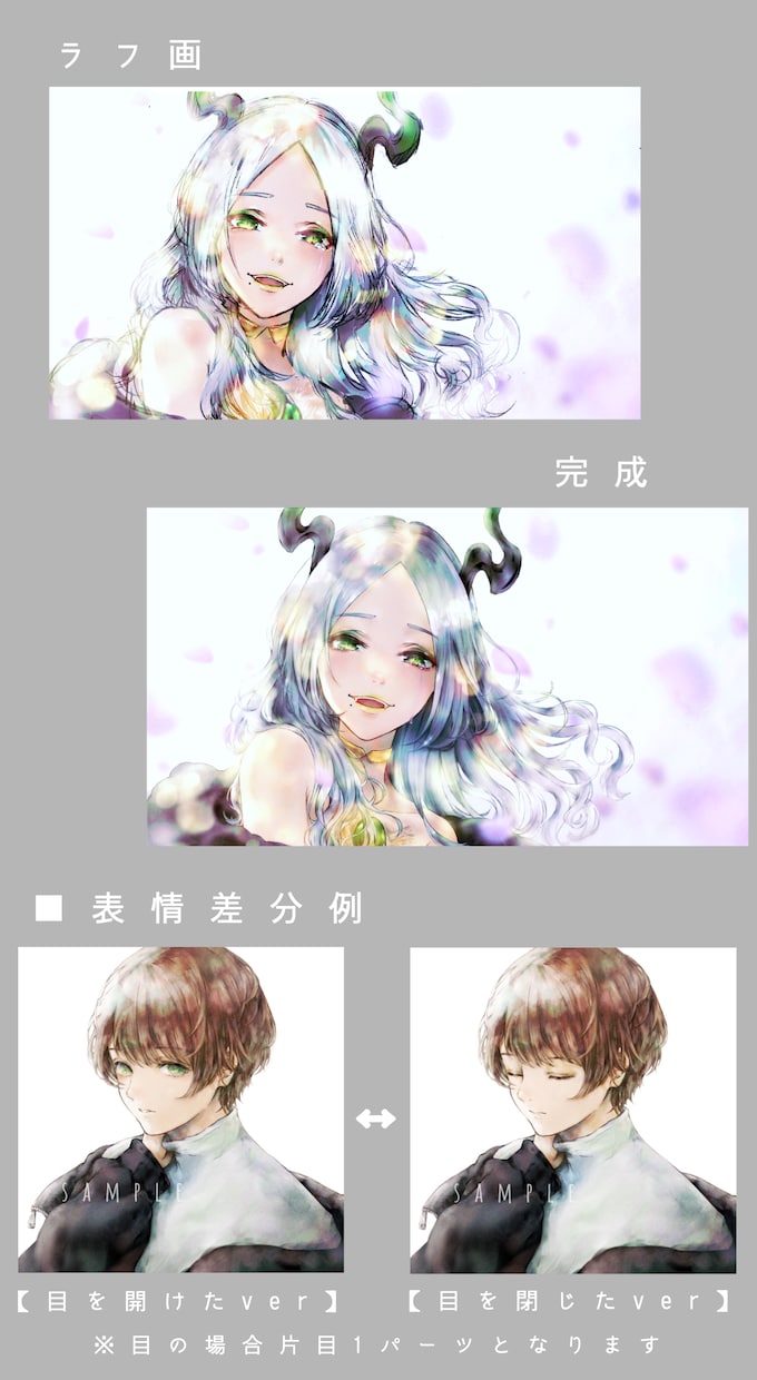 綺麗なSNSアイコン、イラストをお描きします 鮮やかな色彩であなただけのイラストを制作します。 イメージ10
