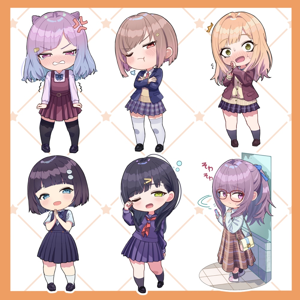 ムチッと可愛いsdキャラを制作致します キーホルダーやシールなどグッズなどのご利用に長けています。 イメージ9