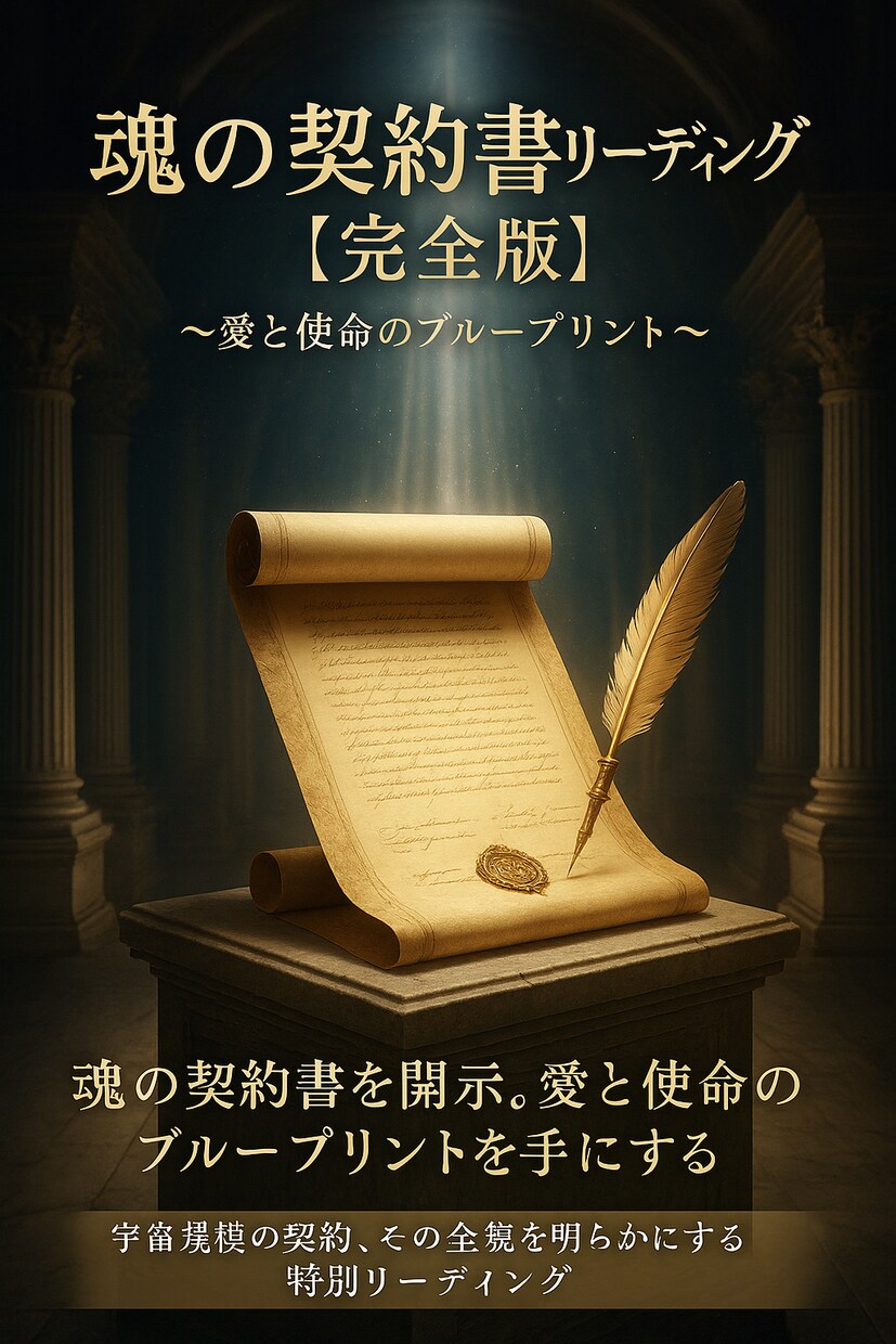 魂の契約書リーディング【ツインレイ完全版】します 愛と使命のブループリントを完全開示 イメージ1