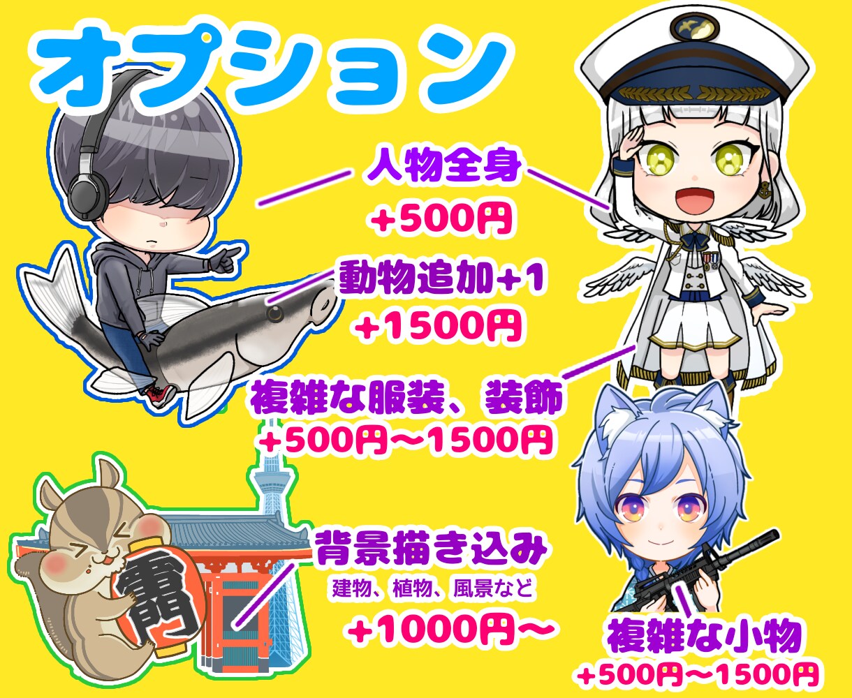 ちびぷにっとかわいい♡アイコン・ヘッダー描きます チビプニっと笑顔になる商用OKデフォルメイラスト！動物も☻ イメージ6