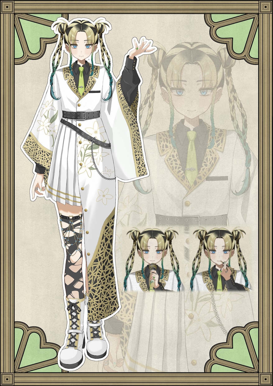 イラストからLive2Dまで一括で制作します 丁寧なヒアリングで、初めての方も理想の姿へ仕上げます！ イメージ2