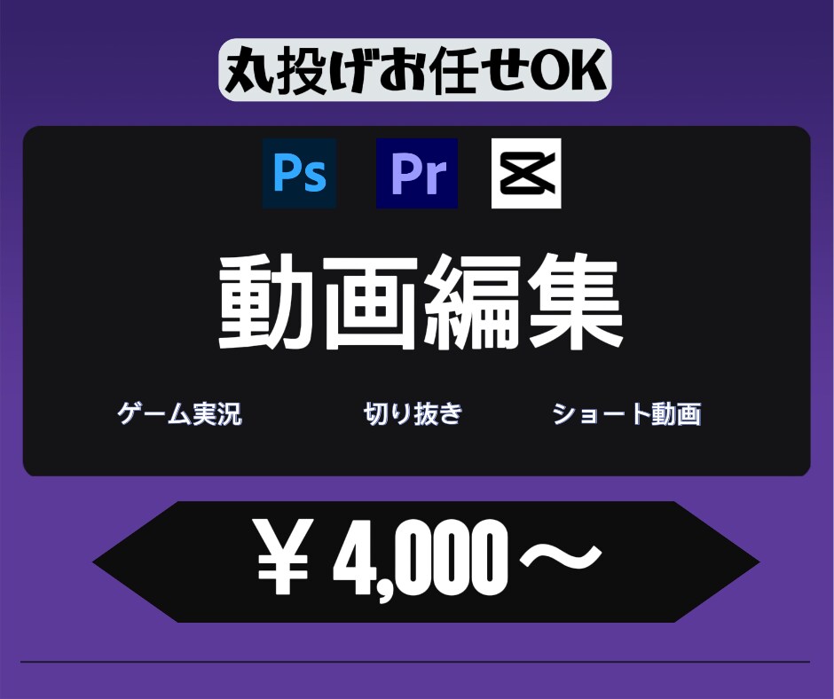 YoutubeやTIKTOK向け動画編集いたします 撮影した動画丸投げOKで編集いたします イメージ1