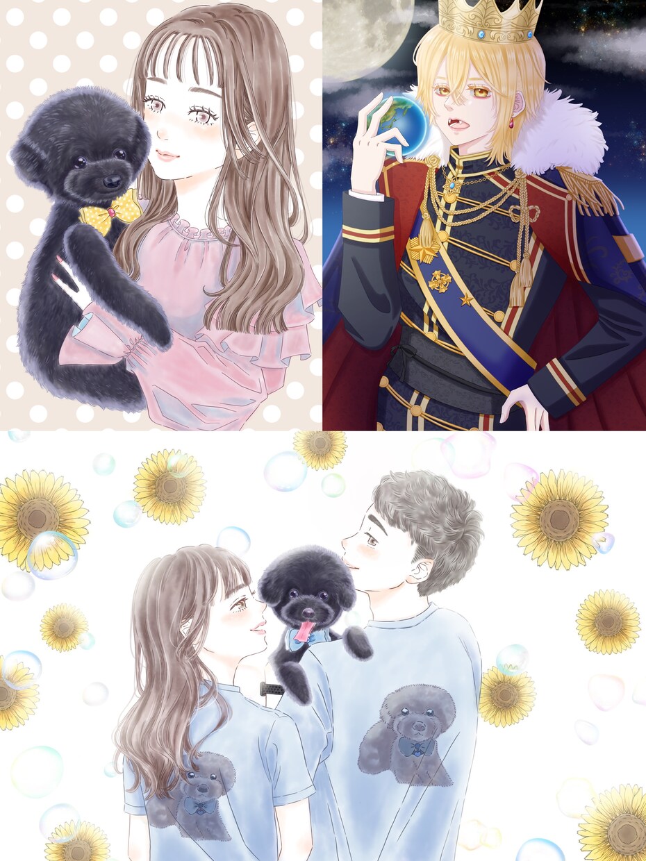 様々なテイストで年齢性別問わずイラスト対応できます 使用用途に合わせて希望に沿ったものにできるよう頑張ります！ イメージ4