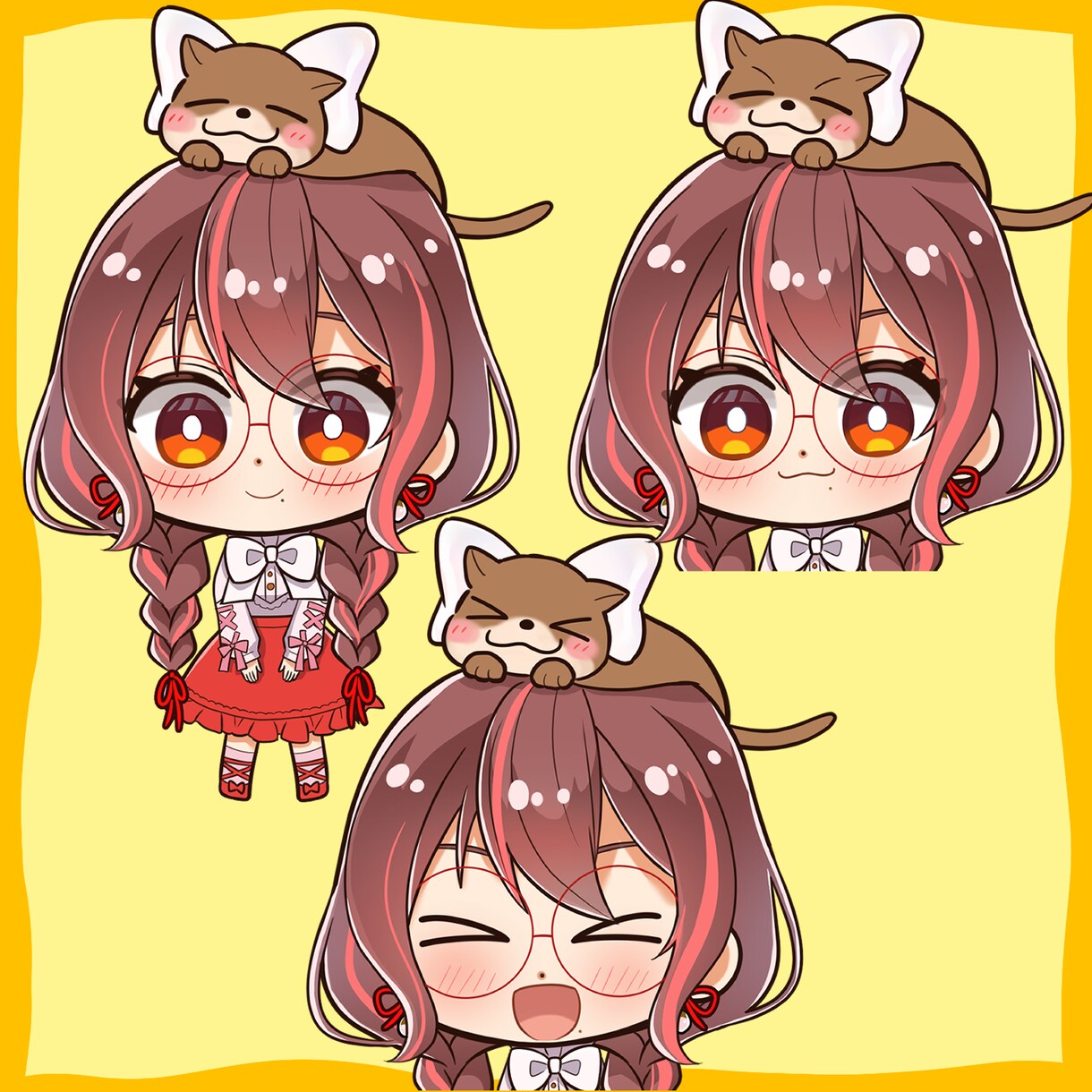 顔差分描きます ご購入いただいたイラストの顔差分をお描きするオプションです イメージ1