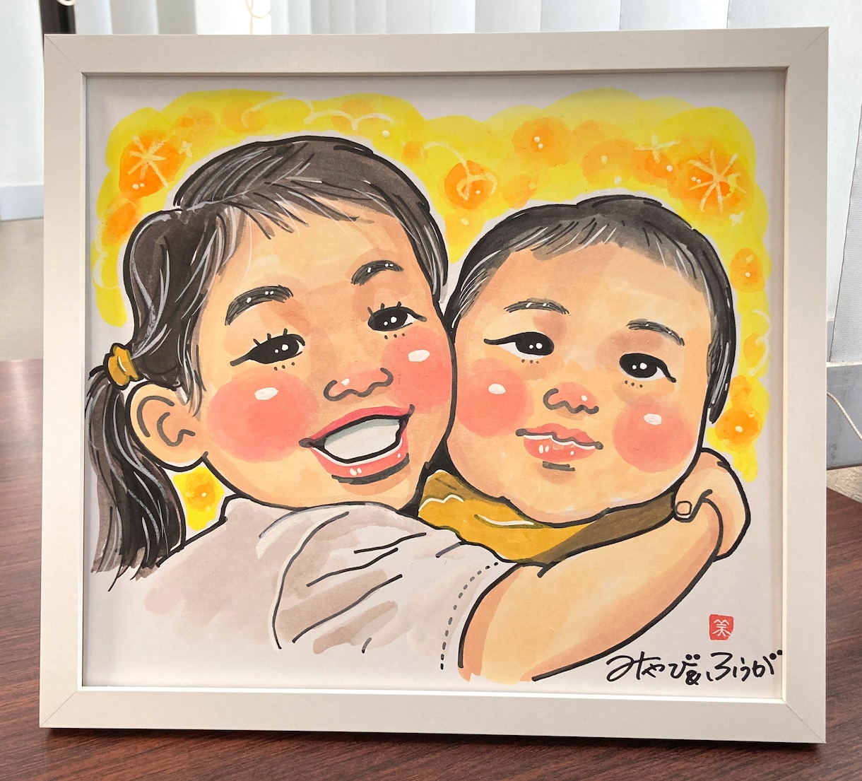 フジTV「いいとも！」似顔絵マスターが描きます お写真から、2人の似顔絵を描きます！ イメージ9