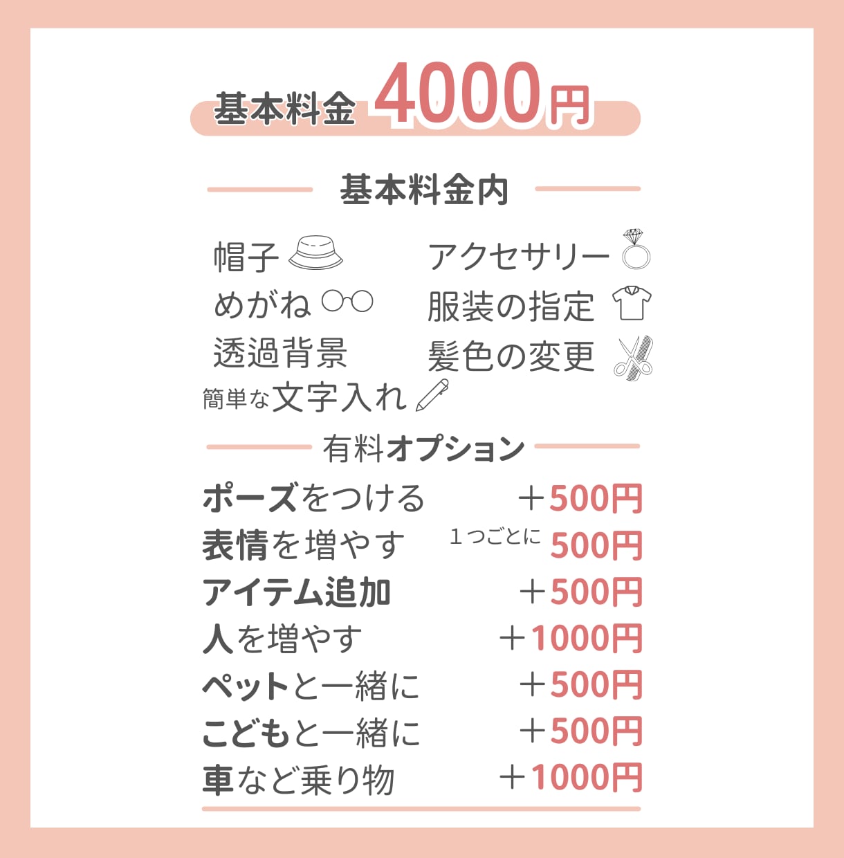 インスタやスレッズ♪かわいいSNSアイコン描きます ブログ・インスタグラム・Threads・吹き出しに！ イメージ2