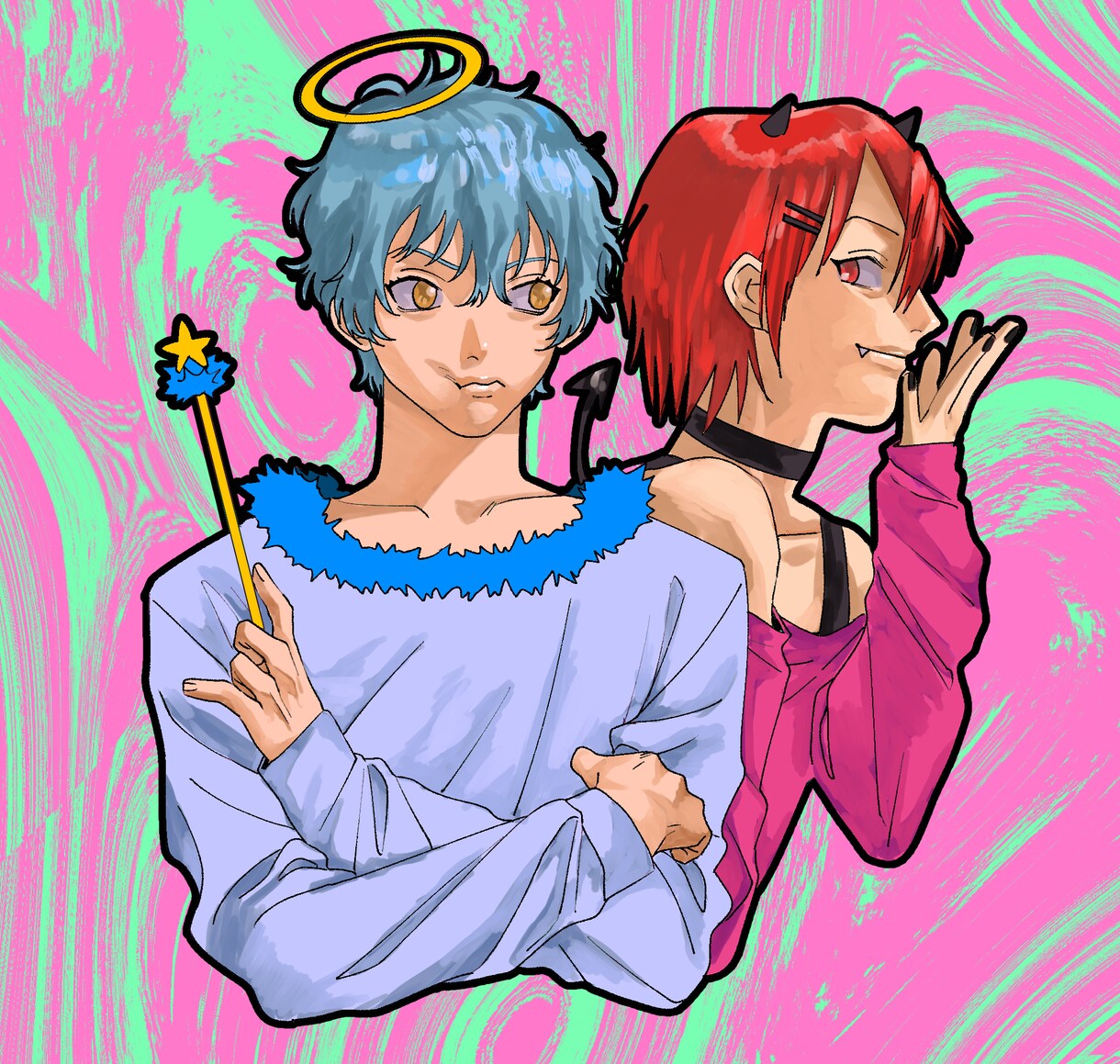 厚塗り風イラスト描きます エモいイラストをサムネイルなどに イメージ4