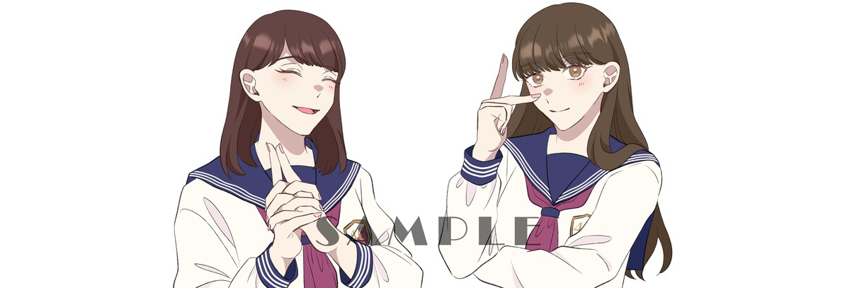 SNS映えするアイコン、ヘッダーお描きします 短納期でお届け！最短１週間で納品いたします！ イメージ6