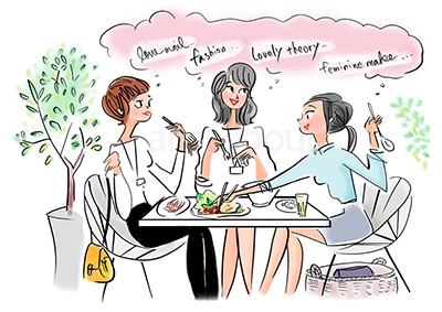 女性向けブランドに映える洗練イラスト制作します オシャレで高見え　ブランドの世界観を整え目を引こう イメージ10