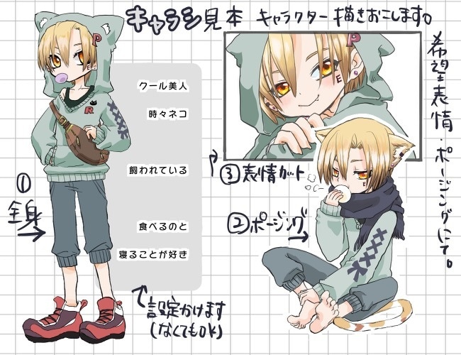 キャラシ・こだわりの一枚絵を描きます あなたのオリジナルのキャラクターシートやこだわりのイラストを イメージ2