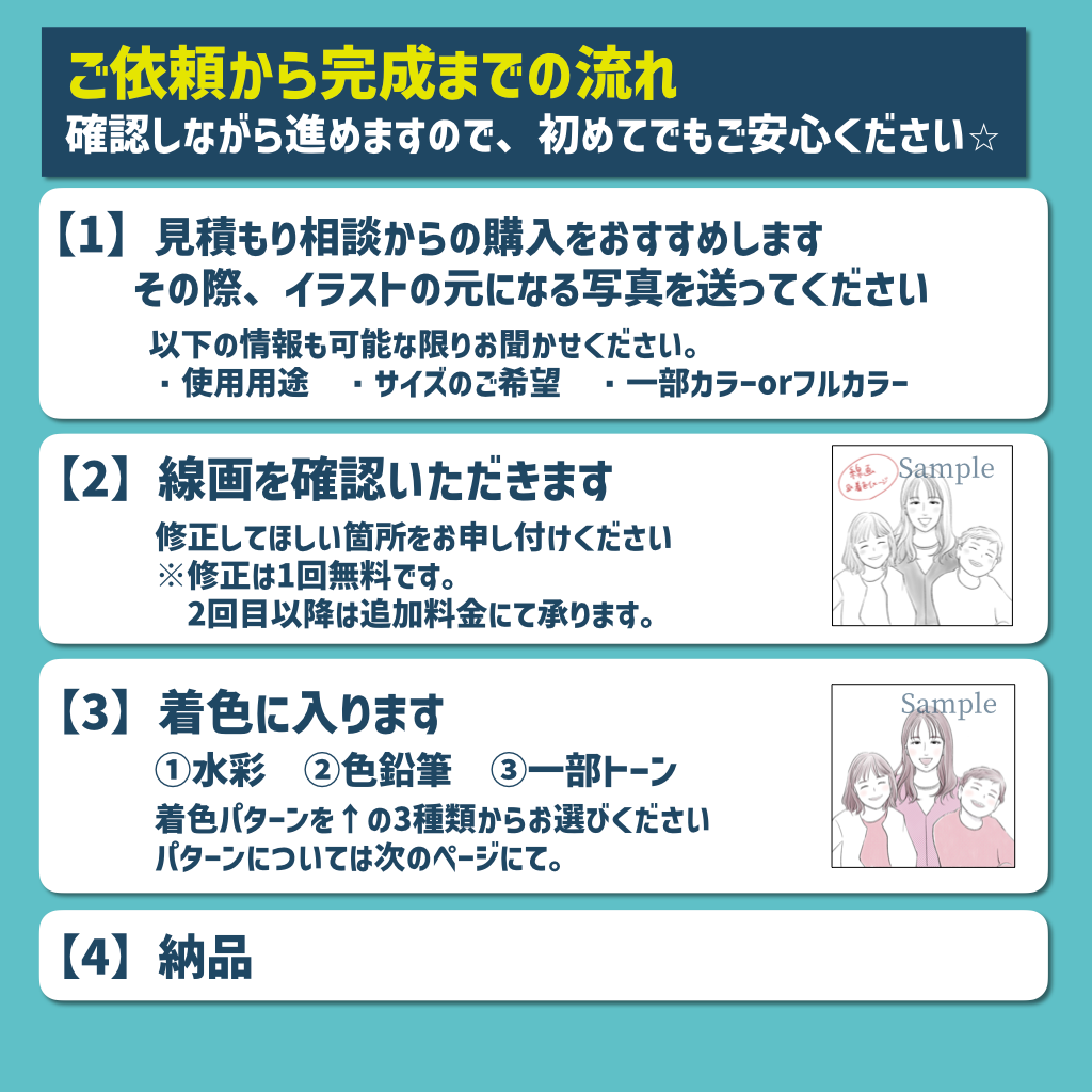 ほんわかタッチのイラスト描きます 写真をもとに、鉛筆で描いたようなタッチで、イラストを描きます イメージ9