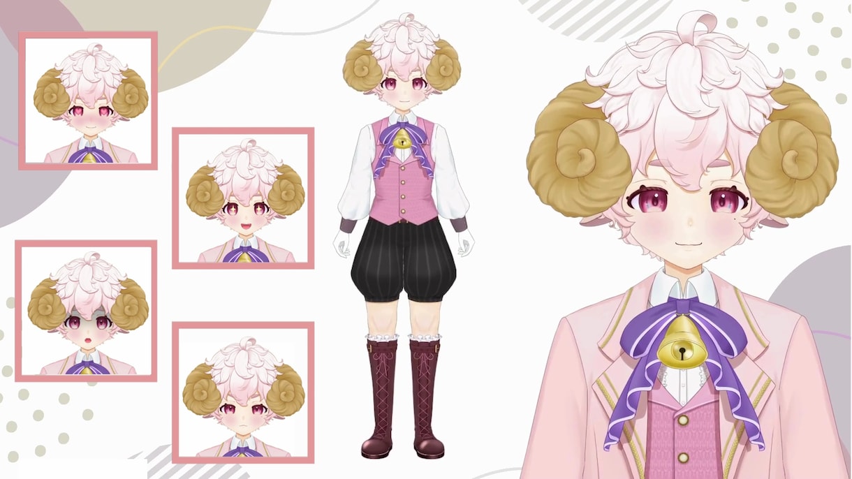 キャラデザ、パーツ分けします 持ち込みイラストのパーツ分けもご相談お願いします イメージ4