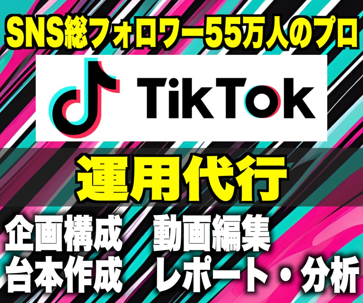 現役TikTokプロチームがアカウント運用します 運用実績250件以上のフォロワー55万人がバズらせる イメージ1